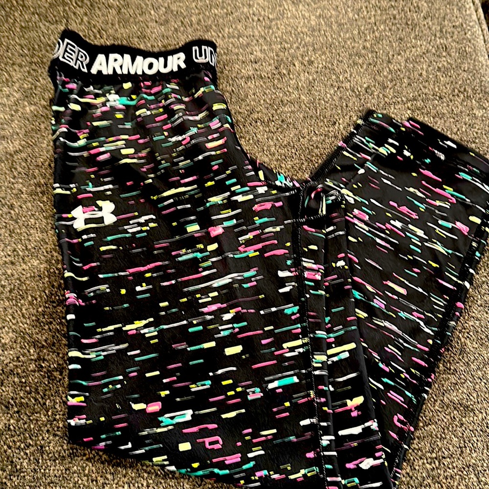 Youth large athletic under amour leggings